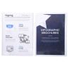 Sachet de 10 chemises de présentation pour relier avec Serodo PVC lisse 20x100e - A4