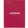 NOTEBOOK MIQUELRIUS format A4, 80 feuilles 90g, quadrillé 5x5, couvert