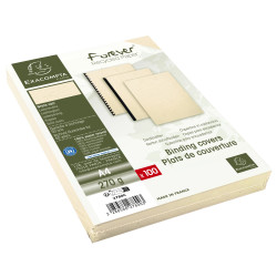 Paquet de 100 couvertures Grain cuir pour reliure A4