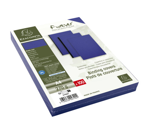 Paquet de 100 couvertures Grain cuir pour reliure A4