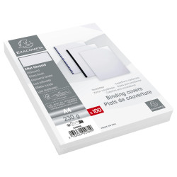 Paquet de 100 couvertures Chromolux pour reliure A4