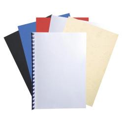 Paquet de 25 couvertures grain cuir pour reliure A4