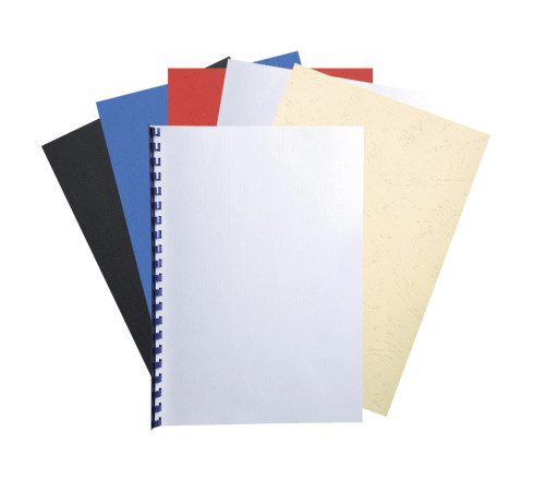 Paquet de 25 couvertures grain cuir pour reliure A4