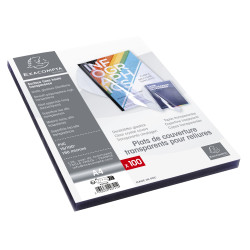 Boite de 100 plats pour relier PVC 15x100e - A4