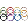 Lot de 12 fils alu, 2mmx5m, 12 coloris assortis