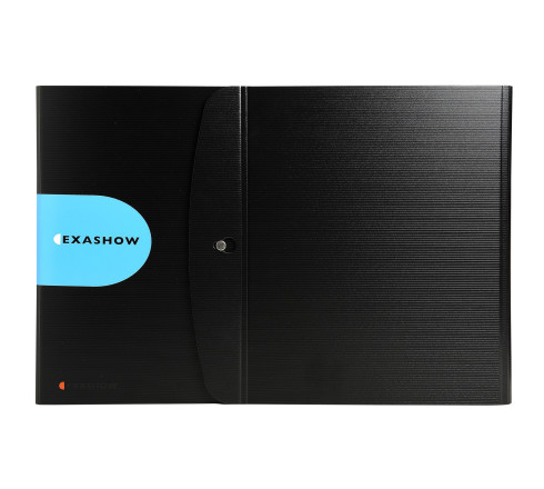 Classeur de présentation Exashow en polypropylène 4 anneaux 30mm Exactive® - A3