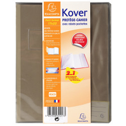 Protège-cahier translucide Kover® - 17x22cm