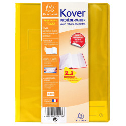 Protège-cahier translucide Kover® - 17x22cm