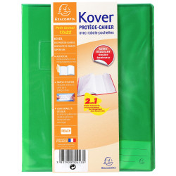 Protège-cahier translucide Kover® - 17x22cm