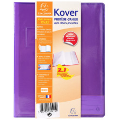 Protège-cahier translucide Kover® - 17x22cm