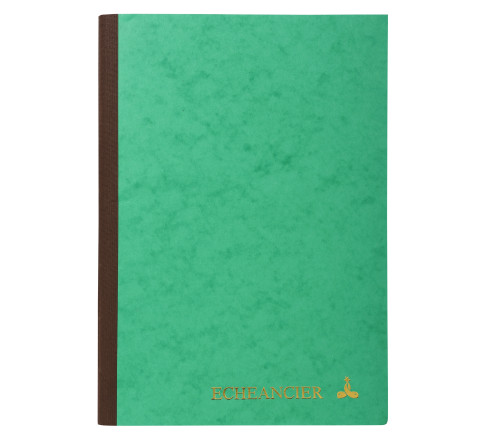 Piqûre Echéancier avec des touches vernies - Dimensions 29,7 X 21 cm - 96 pages - papier intérieur 90g - couverture souple