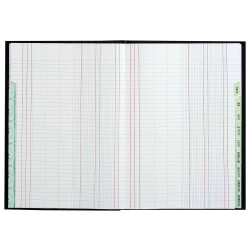 Piqûre Echéancier avec des touches vernies - Dimensions 29,7 X 21 cm - 96 pages - papier intérieur 90g - couverture souple