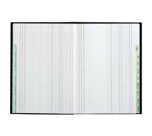 Piqûre Echéancier avec des touches vernies - Dimensions 29,7 X 21 cm - 96 pages - papier intérieur 90g - couverture souple
