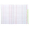 Piqûre Echéancier avec des touches vernies - Dimensions 29,7 X 21 cm - 96 pages - papier intérieur 90g - couverture souple