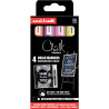 Boîte de 4 marqueurs craies Chalk violet / fluos