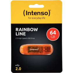 Clé USB 2,0 Intenso Rainbow 64 Go