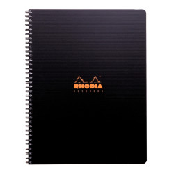 Cahier RHODIACTIVE Notebook 160 pages perforées, couverture polypropyl