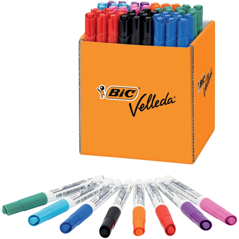 Classpack de 60 feutres Velleda 1741 assortis