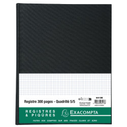 Registre 32x25cm 5x5 folioté 300 pages