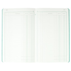 Piqûre 32x19,5cm recettes-dépenses 80 pages