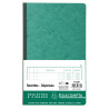 Piqûre 32x19,5cm recettes-dépenses 80 pages