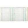 Piqûre 21x19cm recettes-dépenses 80 pages