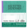 Piqûre 21x19cm recettes-dépenses 80 pages