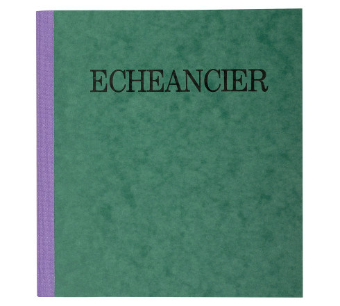 Piqûre 21x19cm échéancier tracé journal 80 pages