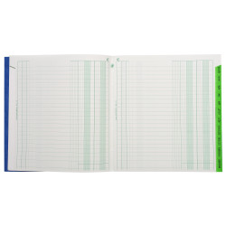 Piqûre 21x19cm échéancier tracé journal 80 pages