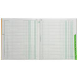 Piqûre 21x19cm échéancier tracé journal 80 pages