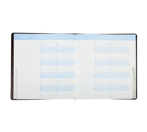 Bradel 21x19cm répertoire téléphone + fax 100 pages
