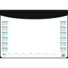 Sous-mains perpetuel mosaique 25 feuilles
