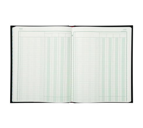 Registre 32x25cm 4 colonnes sur 1 page 31 lignes 200 pages