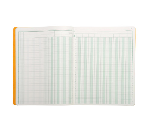 Piqûre 32x25cm 13 colonnes sur 2 pages 33 lignes 80 pages