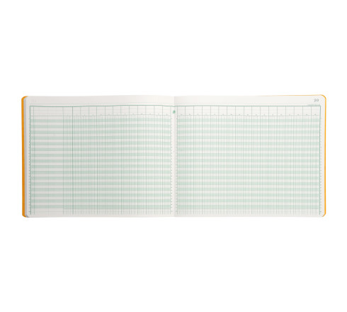 Piqûre 25x32cm 30 colonnes sur 2 pages 31 lignes 80 pages