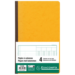 Piqûre 32x19,5cm 4 colonnes sur 1 page 31 lignes 80 pages