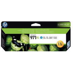 HP 971XL cartouche d'encre cyan grande capacité authentique (CN626AE)