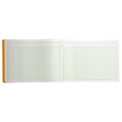 Piqûre 28x38cm 13 colonnes sur 1 page 31 lignes 80 pages