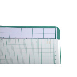 Piqûre 240X320 10 colonnes 80 pages foliotées avec paresseuse