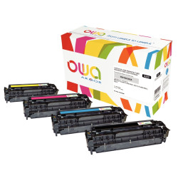 OWA cartouche laser cyan remanufacturée compatible HP 305A (CE411A)