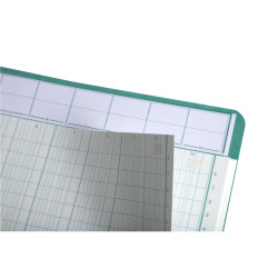 Piqûre 240X320 10 colonnes 80 pages foliotées avec paresseuse