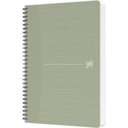 Cahier à reliure intégrale 180 pages MY REC'UP format A5, quadrillé 5x