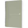 Cahier à reliure intégrale 180 pages MY REC'UP format A5, quadrillé 5x