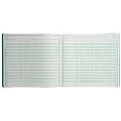 Piqûre 27x32cm à tête paresseuse 11 colonnes sur 1 page - 28 lignes - 80 pages