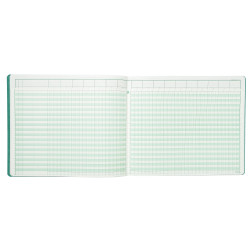 Piqûre 27x32cm à tête paresseuse 17 colonnes sur 2 pages - 31 lignes - 80 pages