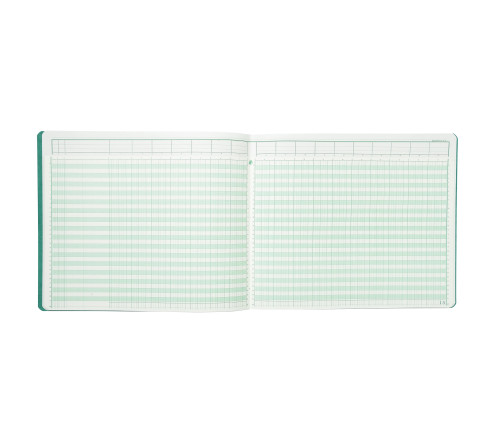 Piqûre 27x32cm à tête paresseuse 17 colonnes sur 2 pages - 31 lignes - 80 pages