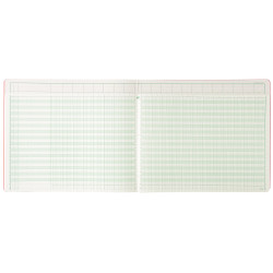 Piqûre 27x32cm à tête paresseuse 20 colonnes sur 2 pages - 28 lignes - 80 pages