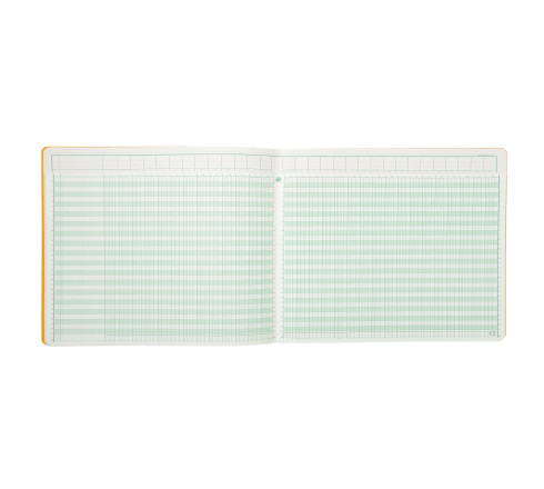 Piqûre 27x32cm à tête paresseuse 30 colonnes sur 2 pages - 31 lignes - 80 pages