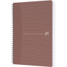 Cahier à reliure intégrale 180 pages MY REC'UP format A5, quadrillé 5x