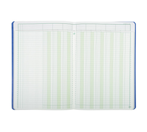 Piqûre 29,7x21cm à tête paresseuse 8 colonnes sur 2 pages - 34 lignes - 80 pages